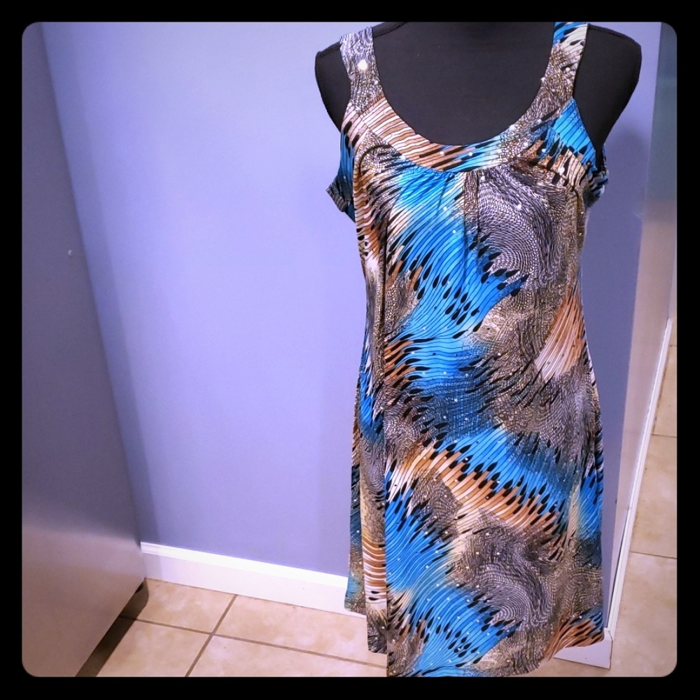 🔵 summer dress xl new w tags